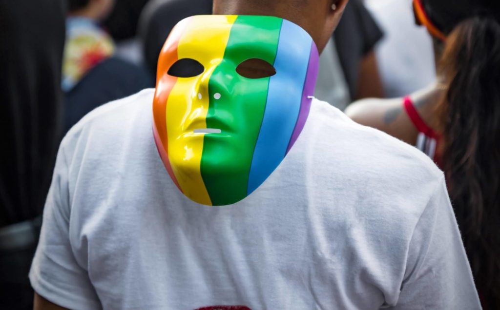 Gay-Pride Maske